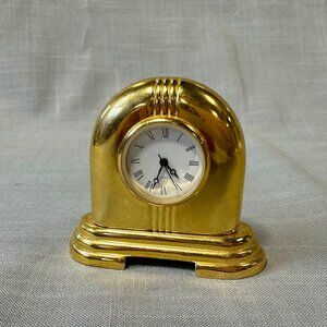 Vintage Miniature Art Deco Style Clock